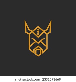 Logo de Viking , sencillo y limpio