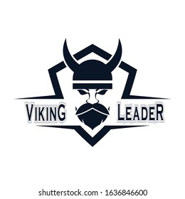 Viking logo symbol vector icon illustration