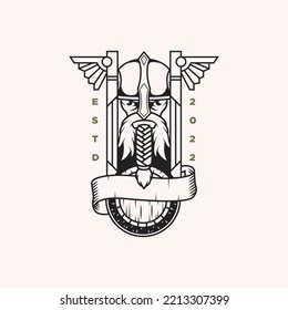 Inspiration für die visuelle Logo-Vorlage. Vektorgrafik