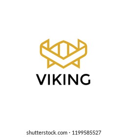 Viking logo template suitable for many areas of business