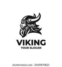 Viking logo vector. EPS 10 editable vector