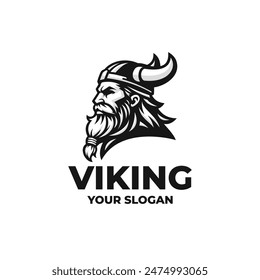 Viking logo vector. EPS 10 editable vector