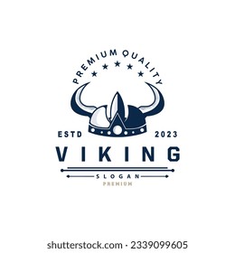 Viking logo, Vector illustration of Viking God, Simple Barbarian Sparta Inspiration Design, Templet Illustration