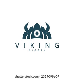 Viking logo, Vector illustration of Viking God, Simple Barbarian Sparta Inspiration Design, Templet Illustration