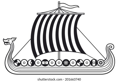 viking long ship