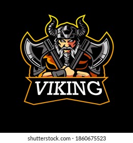 viking mascot esport logo team