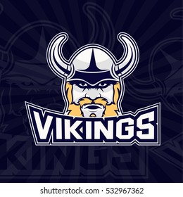Viking mascot illustration