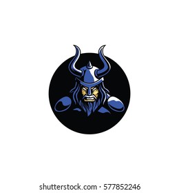 viking mascot logo