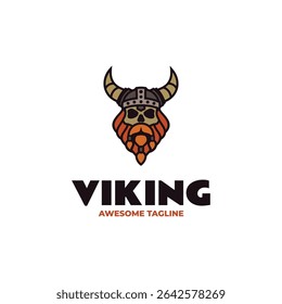 Viking Mascot Logo Design 1