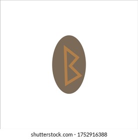 Viking rune. illustration for web and mobile design.