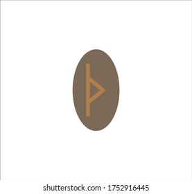 Viking rune. illustration for web and mobile design.