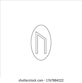 Viking rune. illustration for web and mobile design.