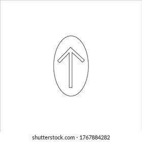 Viking rune. illustration for web and mobile design.