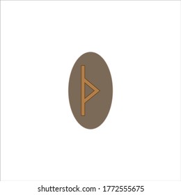 Viking rune. illustration for web and mobile design.