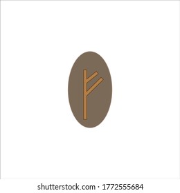 Viking rune. illustration for web and mobile design.
