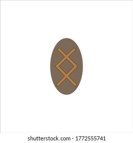 Viking rune. illustration for web and mobile design.