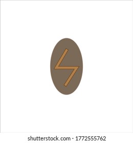 Viking rune. illustration for web and mobile design.