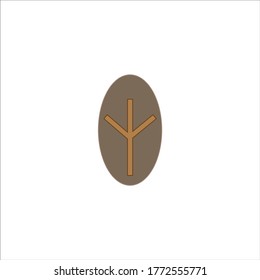 Viking rune. illustration for web and mobile design.