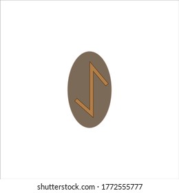 Viking rune. illustration for web and mobile design.