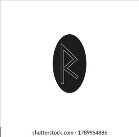 Viking rune. illustration for web and mobile design.
