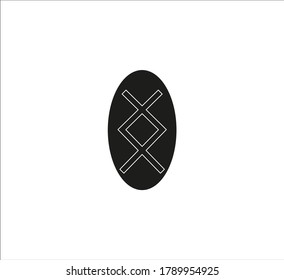 Viking rune. illustration for web and mobile design.