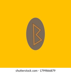 Viking rune. illustration for web and mobile design.