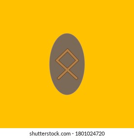 Viking rune. illustration for web and mobile design.