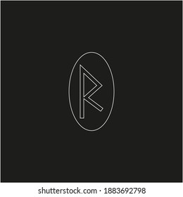Viking rune. illustration for web and mobile design.
