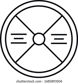 Minimalismo negro del vector del protector del visor