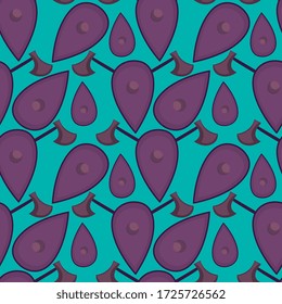 Viking shields pattern, illustration, vector on white background