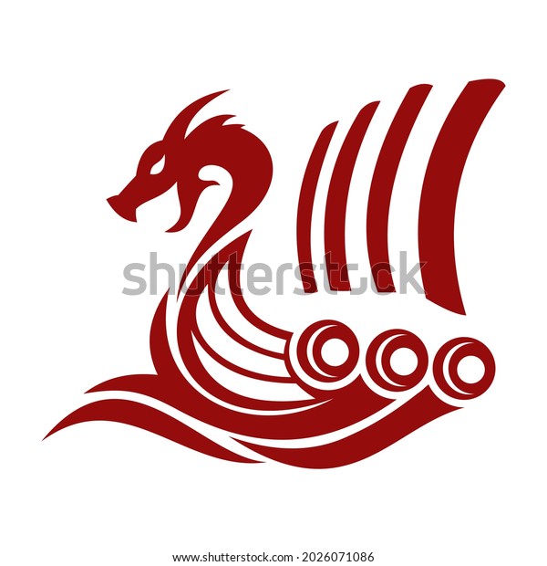 viking ship logo , simple\
and clean