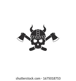 Viñeta con casco logo vectorial diseño de icono 