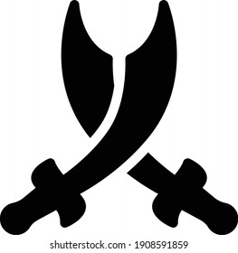icono plano de glifos de Soward