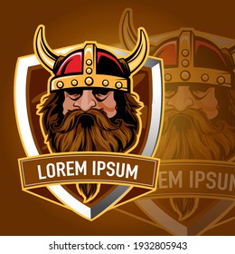 viking sport logo in vector