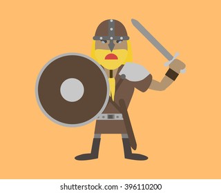 Viking with sword