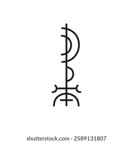 viking symbols, ancient nordic runes for war with symbols and patterns