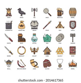 viking , Thin Line and Pixel Perfect Icons