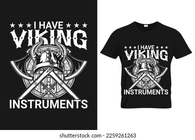 Viking T-Shirt Design | Customizable Print Ready Design File For Vikings Lover