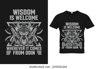 Viking T-Shirt Design | Customizable Print Ready Design File For Vikings Lover