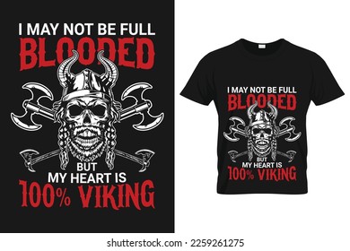 Viking T-Shirt Design | Customizable Print Ready Design File For Vikings Lover