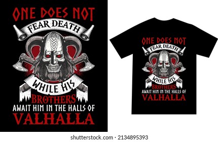 Viking Tshirt design or printable vector template
