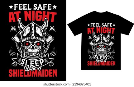 Viking Tshirt design or printable vector template