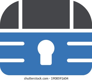 icono de color de glifo vector de visualización