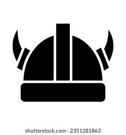 Viking Vector Glyph Icon For Personal And Commercial Use.

