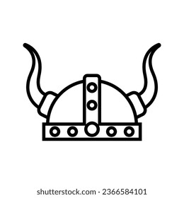 viking vector icon logo design