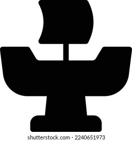 Vektorgrafik auf transparentem Hintergrund. Hochwertige Symbole. Glyphen Vektorsymbole für Konzept und Grafikdesign. 

