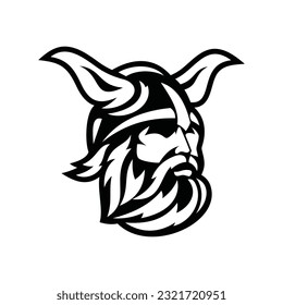 Viking Vector Logo Design Template
