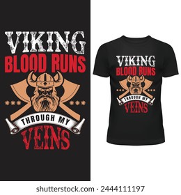 Viking vintage custom vector design for tshirt