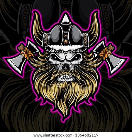 viking warrior logo