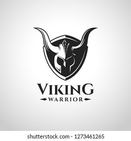 Viking Warrior Logo Vector and symbol